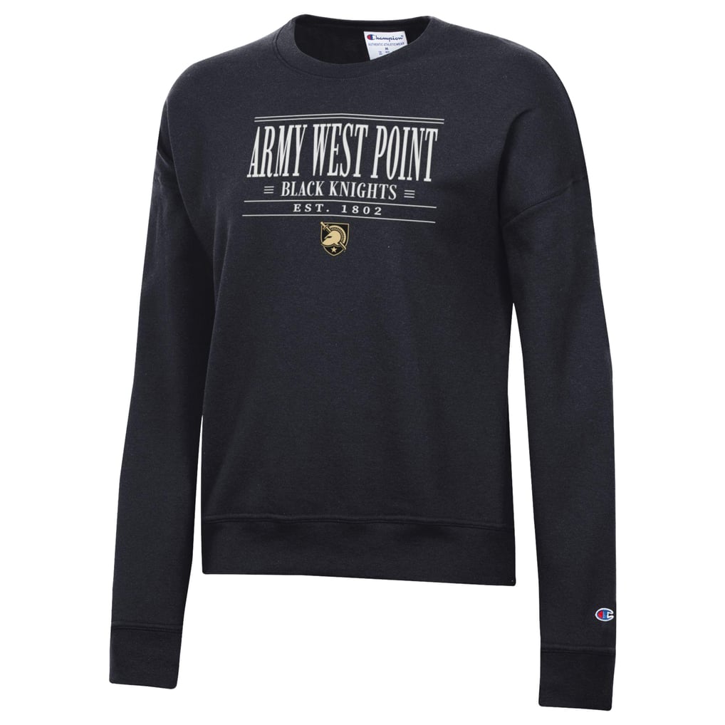  Army Black Knights Champion Women's Powerblend Pullover Sweatshirt - Black
